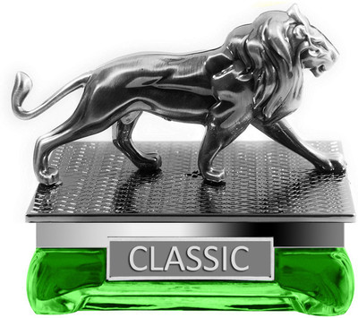 FITUP ™ Stylish Lion Shaped Car Dashboard Perfume Decent Fragrance Car Freshener Diffuser ™ Stylish Silver Lion Design Car Dashboard Refillable Car Liquid Perfume Air Freshener/Perfume/Aroma Diffuser/Office/Home With Decent Fragrance Best Gift for Your Dear Ones(60 ml)