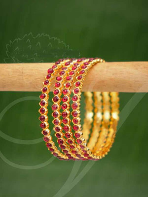 Vadaamalar Metal Bangle Set(Pack of 4)