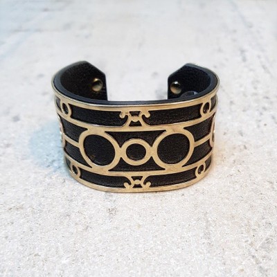The Glocal Trunk Metal, Leather Cuff