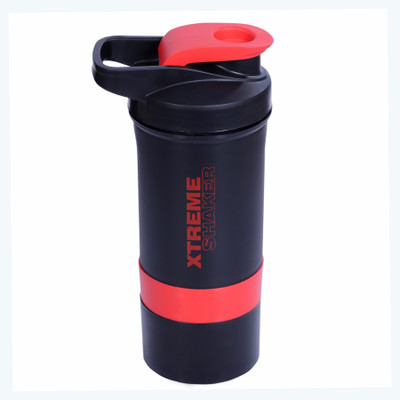 Jaypee Plus 500 ml Plastic Shaker(Pack of 1, Red, Black)