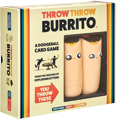 SHK Digitrade Throw Throw Burrito Kittens Party Game A Dodge ball Card Game Friends-Multicolor(Multicolor)