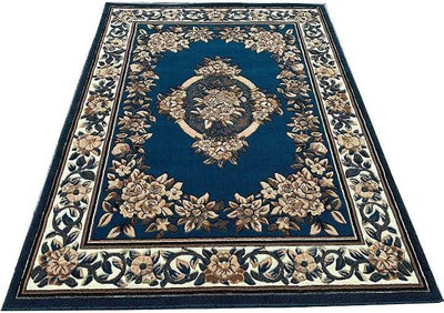 Samjeeda Handloom carpets Multicolor Silk Carpet(6 ft,  X 8 ft, Rectangle)