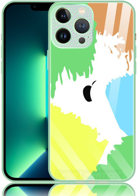 CASE CREATION Back Cover for Apple iPhone 12 Pro Max, iPhone 12 Pro Max Shockproof Sparkle Camera Protection(Multicolor, Camera Bump Protector, Pack of: 1)