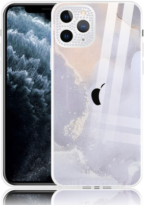 CASE CREATION Back Cover for Apple iPhone 11 Pro Max, iPhone 11 Pro Max Liquid Painting Glass Case TPU Cover(Multicolor, Waterproof, Pack of: 1)