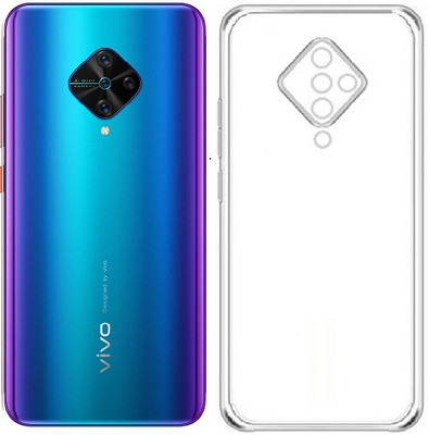 Carrywrap Back Cover for Vivo S1 Pro(Transparent, Camera Bump Protector, Pack of: 1)