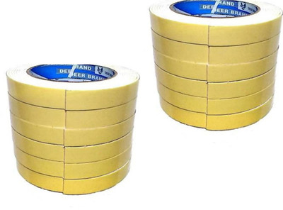 R K SALES Foam Handheld Double Sided (Manual)(Set of 12, Yellow)