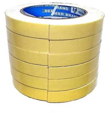 R K SALES Foam Handheld Double Sided (Manual)(Set of 6, Yellow)