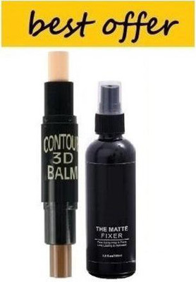 GFSU Face Makeup Concealer Stick With Makeup fixer Spry(2 Items in the set)