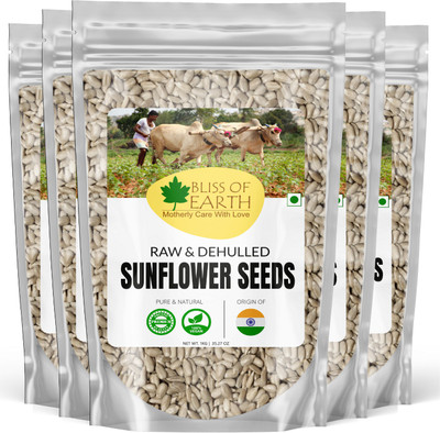 Bliss of Earth Naturally Organic Sunflower Seeds 5x1kg For Eating, Raw Super food, Ready to Eat (Pack Of 5) Sunflower Seeds(5 kg, Pack of 5) Bliss of Earth Naturally Organic Sunflower Seeds 5x1kg For Eating, Raw Super food, Ready to Eat (Pack Of 5) Sunflower Seeds(5 kg, Pack of 5)