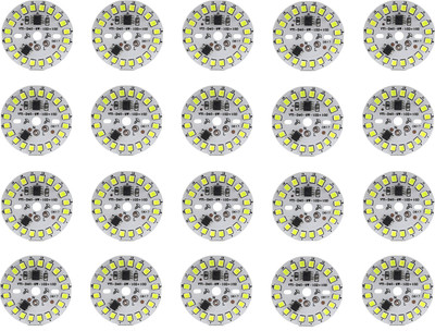 SAMAES 20 Pics 9 Watt WHITE Color DOB Direct On Board LED Bulb Raw Material MCPCB LED Light Electronic Hobby Kit