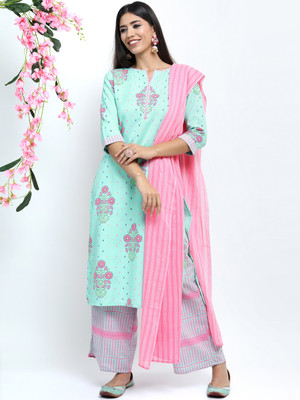 Vishudh Women Kurta Palazzo Set