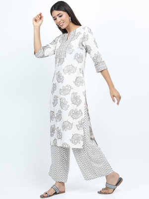Vishudh Women Kurta Palazzo Set