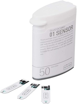 Arkray Blood Glucose meter Strips (Glucocard 01 Mini - Bottle Pack) 50 Glucometer Strips