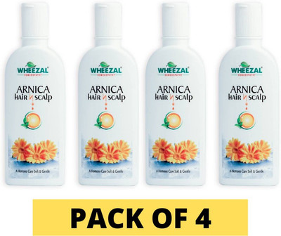 WHEEZAL HOMEOTRADE ARNICA HAIR N SCALP 200ML PACK OF 4(800)