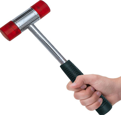 Hyderon Plastic Hammer With Detachable Mallet Soft Faced Plastic Hammer_25MM diameter Sledge Hammer(0.15 kg)