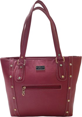 JC Fashion Women Maroon Shoulder Bag