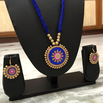 Lisma Fashion Terracotta Multicolor Jewellery Set(Pack of 1)