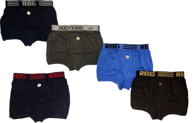 mishu Brief For Boys(Brown Pack of 5)