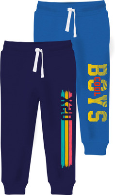 minicult Track Pant For Boys & Girls(Blue, Pack of 2)