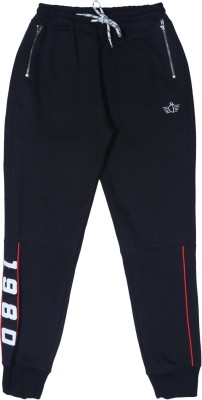 GINI & JONY Track Pant For Boys(Black, Pack of 1)