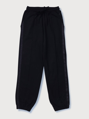 GINI & JONY Track Pant For Boys(Black, Pack of 1)