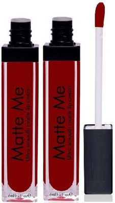 tanvi27 MATTE ME LIQUID WATER PROOF LIPSTICK NON TRANSFER(RED, 12 ml)