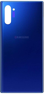 Sandreezz Samsung Note 10 / SM-N970 (with Proper Logo) (Glass) Back Panel(Blue)