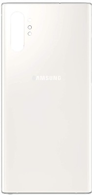 Sandreezz Samsung Galaxy Note 10 Plus / SM-N975 (with Proper Logo) (Glass) Back Panel(White)