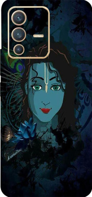 LAMHA Vivo V23 Pro Mobile Skin(Ultra Super The Kanha ji With High Matte Finish.)
