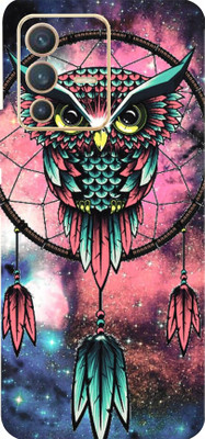 LAMHA Vivo V23 Pro Mobile Skin(Ultra Super Pink Owl With High Matte Finish.)