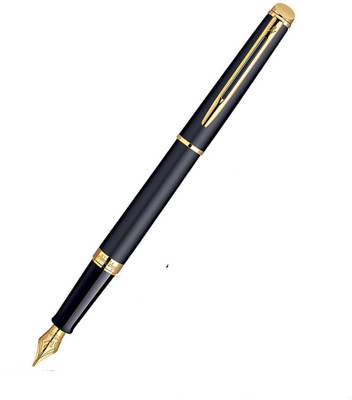 Waterman HEMISPHERE MARS BLACK GT FOUNTAIN PEN – MEDIUM NIB Fountain Pen(Ink Color - Blue)