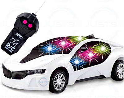 AS TRADERS Wireless Remote Control Fast Modern Car With 3D Light(Multicolor)