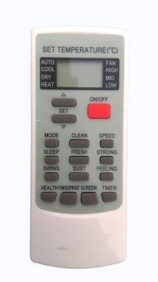 Cezo YK-H/006E AC Remote Control Compatible for  AC Remote Controller Voltas Remote Controller(White)