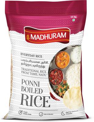 Madhuram Ponni rice Ponni Rice (Medium Grain, Boiled)