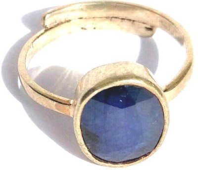 Astrodidi Neelam Blue Sapphire Gemstone Panchdhatu Ring (5 Crt / 5.25 Ratti) Stone Sapphire Ring