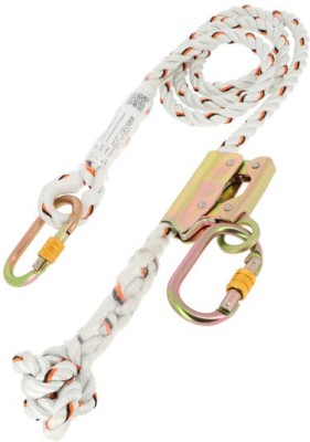 Sahas Work Positioning Lanyard White(Length: 2 m, Diameter: 14 mm)