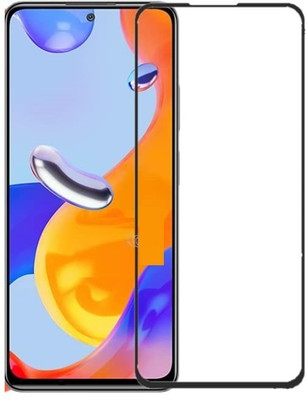 AKSHUD Edge To Edge Tempered Glass for Poco M4 Pro(Pack of 1)