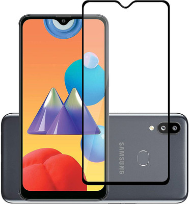 DropFit Edge To Edge Tempered Glass for Samsung Galaxy M01s(Pack of 1)