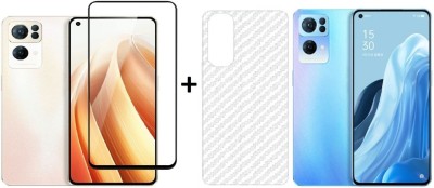 RAGRO Front and Back Tempered Glass for Oppo Reno 7 Pro 5G(Pack of 1)