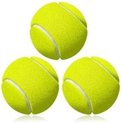 VICTOO 3 Pcs Pack of Soft Green Tennis Ball Cricket Tennis Ball(Pack of 3, Green)