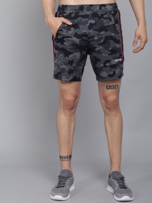 Fityogi Printed Men Multicolor Sports Shorts