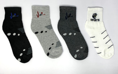 Tixy Men Self Design Ankle Length(Pack of 4)