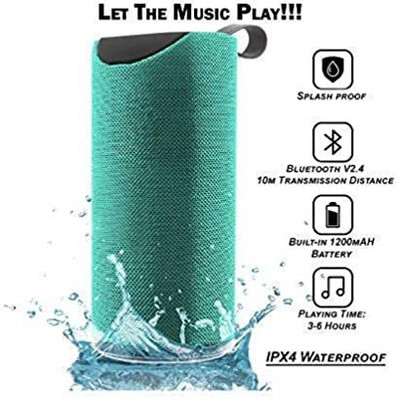 ATIASRAMA New-Flip Splashproof 10 W Portable Bluetooth Speaker Green NA1 10 W Bluetooth Speaker(Green, Stereo Channel)