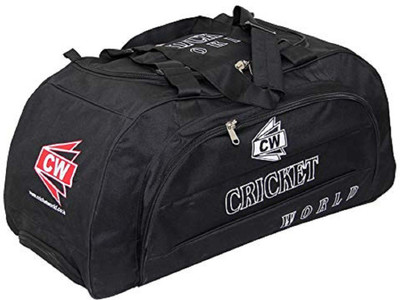 CW Trolley Kit Bag Wheels Kit Bag Sports Kit Bag L74 X W28 X H35 Small(Black, Wheeler)