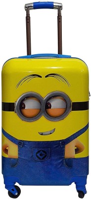 Swarn Minion 21 Inchinch Luggage/Travel Suitcase for Kids, Trolley Bag Expandable  Cabin Suitcase 4 Wheels - 21 Units