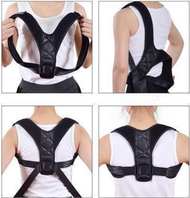 NUBICO Clavicle Posture Corrector, Shoulder Back Support Belt Clavicle {Universal Size} Posture Corrector(Black)