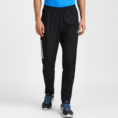 ADIDAS Printed Men Black Track Pants