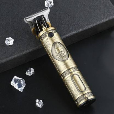 Kabeer enterprises Professional MaxtopT99 Rechargeable Cordless Electric Blade Beard Trimmer KE31 Trimmer 120 min  Runtime 4 Length Settings(Gold)