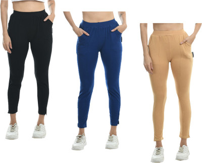 KAVYA Regular Fit Women Multicolor Trousers