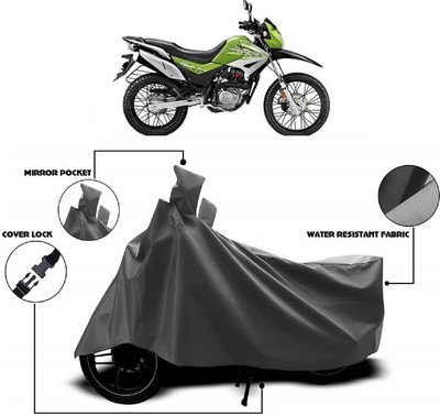 ANTOFY Two Wheeler Cover for Hero(Impulse, Grey)